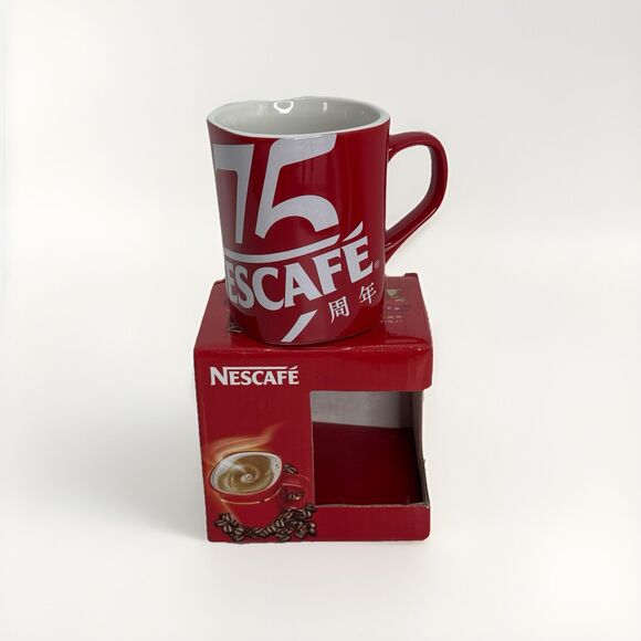 Nescafé Mug Japanese 75th Anniversary Rare Limited Edition 2013 - Picture 1 of 5